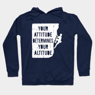 Your Attitude Determines Your Altitude Grunge Hoodie